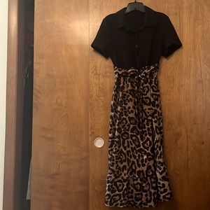 Size M but can be adjustable. Both work appropriate and great for night out fun!